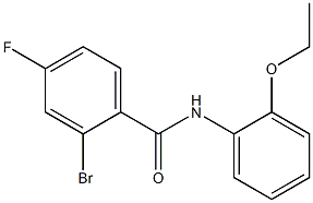 2-bromo-N-(2-ethoxyphenyl)-4-fluorobenzamide Struktur