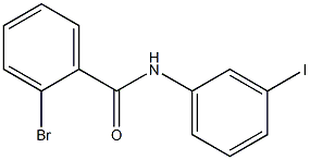 2-bromo-N-(3-iodophenyl)benzamide Struktur