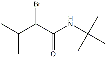 2-bromo-N-(tert-butyl)-3-methylbutanamide Struktur