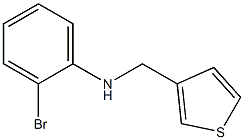 2-bromo-N-(thiophen-3-ylmethyl)aniline Struktur