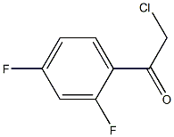 2-chloro-1-(2,4-difluorophenyl)ethan-1-one Struktur