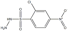 2-chloro-4-nitrobenzene-1-sulfonohydrazide Struktur