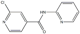 2-chloro-N-(pyridin-2-yl)pyridine-4-carboxamide Struktur