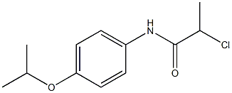 2-chloro-N-[4-(propan-2-yloxy)phenyl]propanamide Struktur