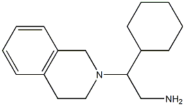 2-cyclohexyl-2-(3,4-dihydroisoquinolin-2(1H)-yl)ethanamine Struktur