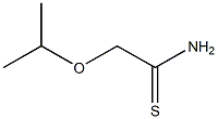 2-isopropoxyethanethioamide Struktur