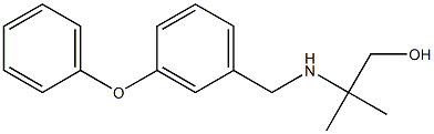 2-methyl-2-{[(3-phenoxyphenyl)methyl]amino}propan-1-ol Struktur