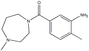 2-methyl-5-[(4-methyl-1,4-diazepan-1-yl)carbonyl]aniline Struktur