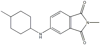 2-methyl-5-[(4-methylcyclohexyl)amino]-2,3-dihydro-1H-isoindole-1,3-dione Struktur