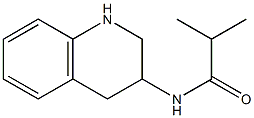 2-methyl-N-(1,2,3,4-tetrahydroquinolin-3-yl)propanamide Struktur