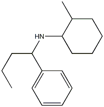 2-methyl-N-(1-phenylbutyl)cyclohexan-1-amine Struktur