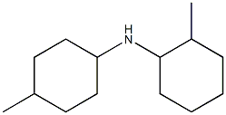 2-methyl-N-(4-methylcyclohexyl)cyclohexan-1-amine Struktur