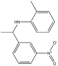 2-methyl-N-[1-(3-nitrophenyl)ethyl]aniline Struktur