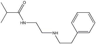 2-methyl-N-{2-[(2-phenylethyl)amino]ethyl}propanamide Struktur