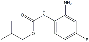 2-methylpropyl N-(2-amino-4-fluorophenyl)carbamate Struktur