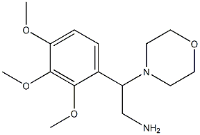 2-morpholin-4-yl-2-(2,3,4-trimethoxyphenyl)ethanamine Struktur