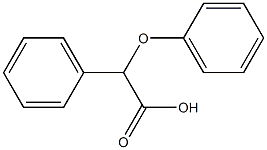 2-phenoxy-2-phenylacetic acid Struktur