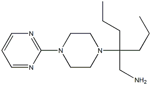 2-propyl-2-(4-pyrimidin-2-ylpiperazin-1-yl)pentan-1-amine Struktur