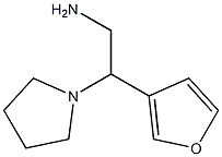 2-pyrrolidin-1-yl-2-tetrahydrofuran-3-ylethanamine Struktur