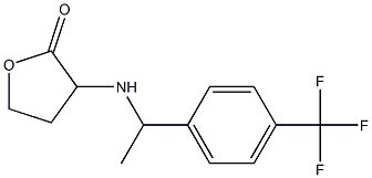 3-({1-[4-(trifluoromethyl)phenyl]ethyl}amino)oxolan-2-one Struktur