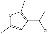 3-(1-chloroethyl)-2,5-dimethylfuran Struktur