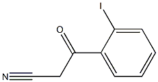 3-(2-iodophenyl)-3-oxopropanenitrile Struktur