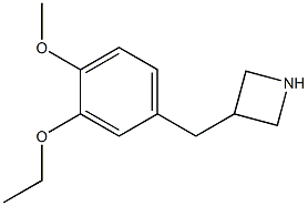 3-(3-ethoxy-4-methoxybenzyl)azetidine Struktur