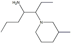 3-(3-methylpiperidin-1-yl)heptan-4-amine Struktur