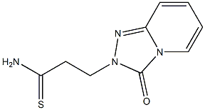 3-(3-oxo[1,2,4]triazolo[4,3-a]pyridin-2(3H)-yl)propanethioamide Struktur