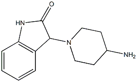 3-(4-aminopiperidin-1-yl)-2,3-dihydro-1H-indol-2-one Struktur