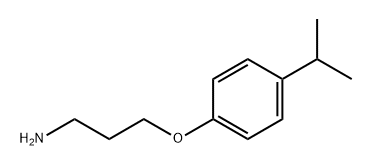 3-(4-isopropylphenoxy)propan-1-amine Struktur