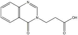 3-(4-oxo-3,4-dihydroquinazolin-3-yl)propanoic acid Struktur