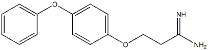 3-(4-phenoxyphenoxy)propanimidamide Struktur