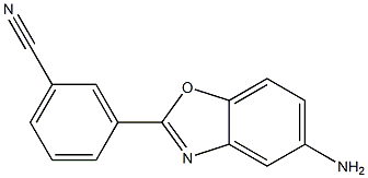 3-(5-amino-1,3-benzoxazol-2-yl)benzonitrile Struktur