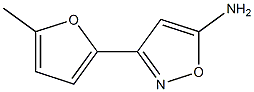 3-(5-methylfuran-2-yl)-1,2-oxazol-5-amine Struktur