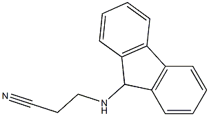 3-(9H-fluoren-9-ylamino)propanenitrile Struktur