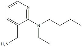 3-(aminomethyl)-N-butyl-N-ethylpyridin-2-amine Struktur