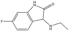 3-(ethylamino)-6-fluoro-1,3-dihydro-2H-indol-2-one Struktur