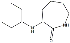 3-(pentan-3-ylamino)azepan-2-one Struktur