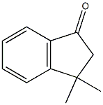 3,3-dimethyl-2,3-dihydro-1H-inden-1-one Struktur