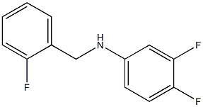 3,4-difluoro-N-[(2-fluorophenyl)methyl]aniline Struktur