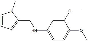 3,4-dimethoxy-N-[(1-methyl-1H-pyrrol-2-yl)methyl]aniline Struktur