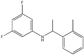 3,5-difluoro-N-[1-(2-methylphenyl)ethyl]aniline Struktur