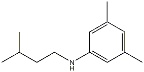 3,5-dimethyl-N-(3-methylbutyl)aniline Struktur