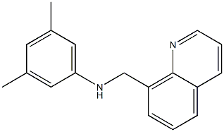 3,5-dimethyl-N-(quinolin-8-ylmethyl)aniline Struktur