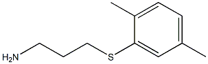 3-[(2,5-dimethylphenyl)thio]propan-1-amine Struktur