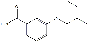 3-[(2-methylbutyl)amino]benzamide Struktur