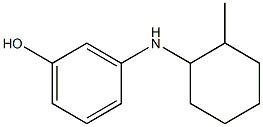 3-[(2-methylcyclohexyl)amino]phenol Struktur