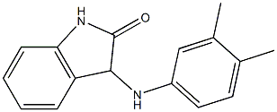 3-[(3,4-dimethylphenyl)amino]-2,3-dihydro-1H-indol-2-one Struktur