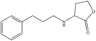 3-[(3-phenylpropyl)amino]oxolan-2-one Struktur